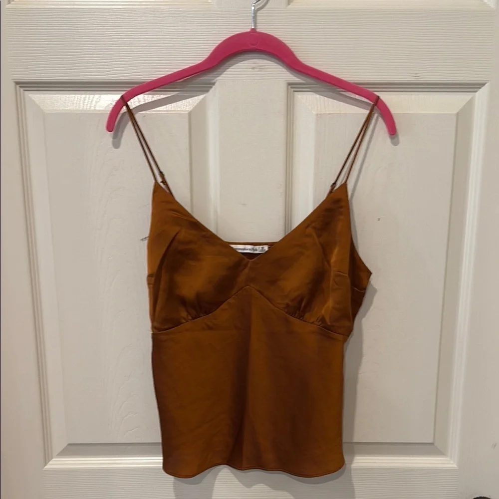 Abercrombie & Fitch satin cami, medium - Picture 2 of 7